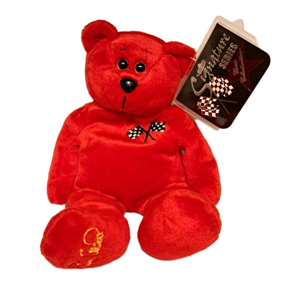 Vintage Bill Elliot Bear from Classic Collecticritters Signature series NASCAR